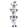 Home Accents Holiday 7 ft Cool White LED 3 Stacked Snowmen Holiday Yard Decoration -Home Accents Holiday Shop home accents holiday christmas yard decorations ty416 2011 64 1000