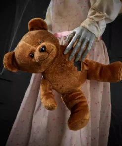 Home Accents Holiday 3 ft Animated LED Haunted Doll Halloween Animatronic -Home Accents Holiday Shop home accents holiday halloween animatronics 22pa36485 1d 1000