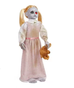 Home Accents Holiday 3 ft Animated LED Haunted Doll Halloween Animatronic -Home Accents Holiday Shop home accents holiday halloween animatronics 22pa36485 40 1000