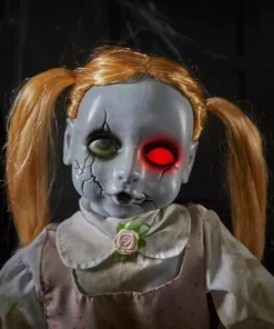 Home Accents Holiday 3 ft Animated LED Haunted Doll Halloween Animatronic -Home Accents Holiday Shop home accents holiday halloween animatronics 22pa36485 a0 1000