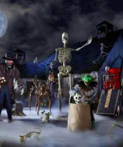 Home Accents Holiday 7 ft Animated Teary the Clown Halloween Animatronic -Home Accents Holiday Shop home accents holiday halloween animatronics 22sv23267 c3 1000