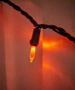 Home Accents Holiday 29 ft 6 in 100-Count Smooth Orange Mini LED Halloween String Lights -Home Accents Holiday Shop home accents holiday halloween string lights ty022 2025 1d 1000