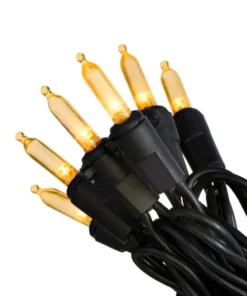 Home Accents Holiday 29 ft 6 in 100-Count Smooth Orange Mini LED Halloween String Lights -Home Accents Holiday Shop home accents holiday halloween string lights ty022 2025 40 1000