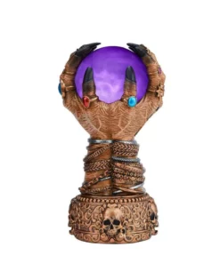 Home Accents Holiday 9.5 in LED Hands Crystal Ball Halloween Decoration -Home Accents Holiday Shop home accents holiday halloween tabletop decorations 22dk00071 40 1000