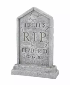 Home Accents Holiday 2 ft Dead Fred Tombstone Halloween Yard Decoration