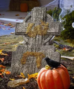 Home Accents Holiday 2 ft RIP Cross Styrofoam Tombstone 11 Home Accents Holiday 2 ft RIP Cross Styrofoam Tombstone -Home Accents Holiday Shop home accents holiday halloween yard decorations 22sv23561 1d 1000