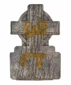 Home Accents Holiday 2 ft RIP Cross Styrofoam Tombstone