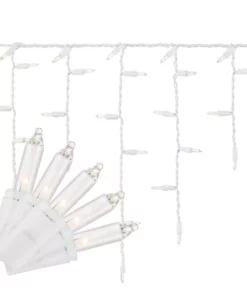 Home Accents Holiday 300L Clear Incandescent Mini Icicle Lights