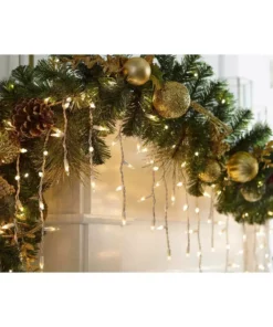 Home Accents Holiday 300L Clear Incandescent Mini Icicle Lights -Home Accents Holiday Shop home accents holiday icicle lights tol 300 6wb c c 77 1000