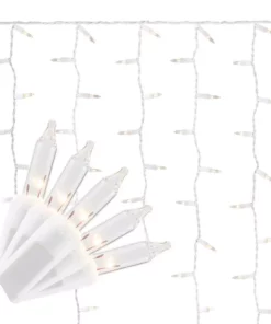 Home Accents Holiday 300L Clear Incandescent Heavy Duty Icicle Lights