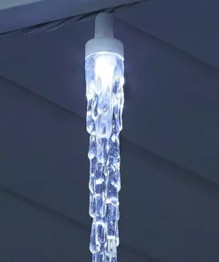 Home Accents Holiday 25L Cool White LED Icicle Lights -Home Accents Holiday Shop home accents holiday icicle lights ty771 1315 1d 1000