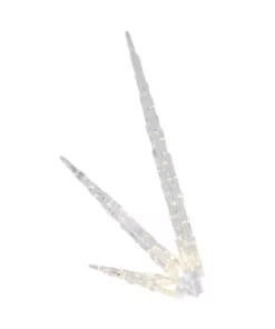 Home Accents Holiday 25L Warm White LED Icicle Lights