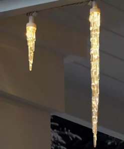 Home Accents Holiday 25L Warm White LED Icicle Lights -Home Accents Holiday Shop home accents holiday icicle lights ty771 1315ww a0 1000