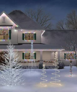 Home Accents Holiday 7.5 ft W inter Spruce LED Christmas Tree -Home Accents Holiday Shop home accents holiday outdoor christmas trees 22hd70001 66 1000