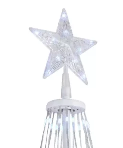 Home Accents Holiday 8 ft 31 Function LED Cone Tree Holiday Yard Decoration -Home Accents Holiday Shop home accents holiday outdoor christmas trees 22ky10004 40 1000