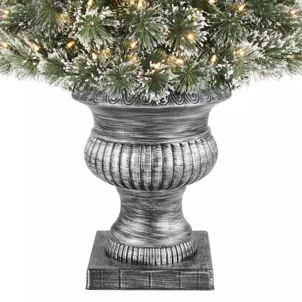 Home Accents Holiday 6 ft Sparkling Amelia Potted Christmas Tree 7 Home Accents Holiday 6 ft Sparkling Amelia Potted Christmas Tree - Image 5