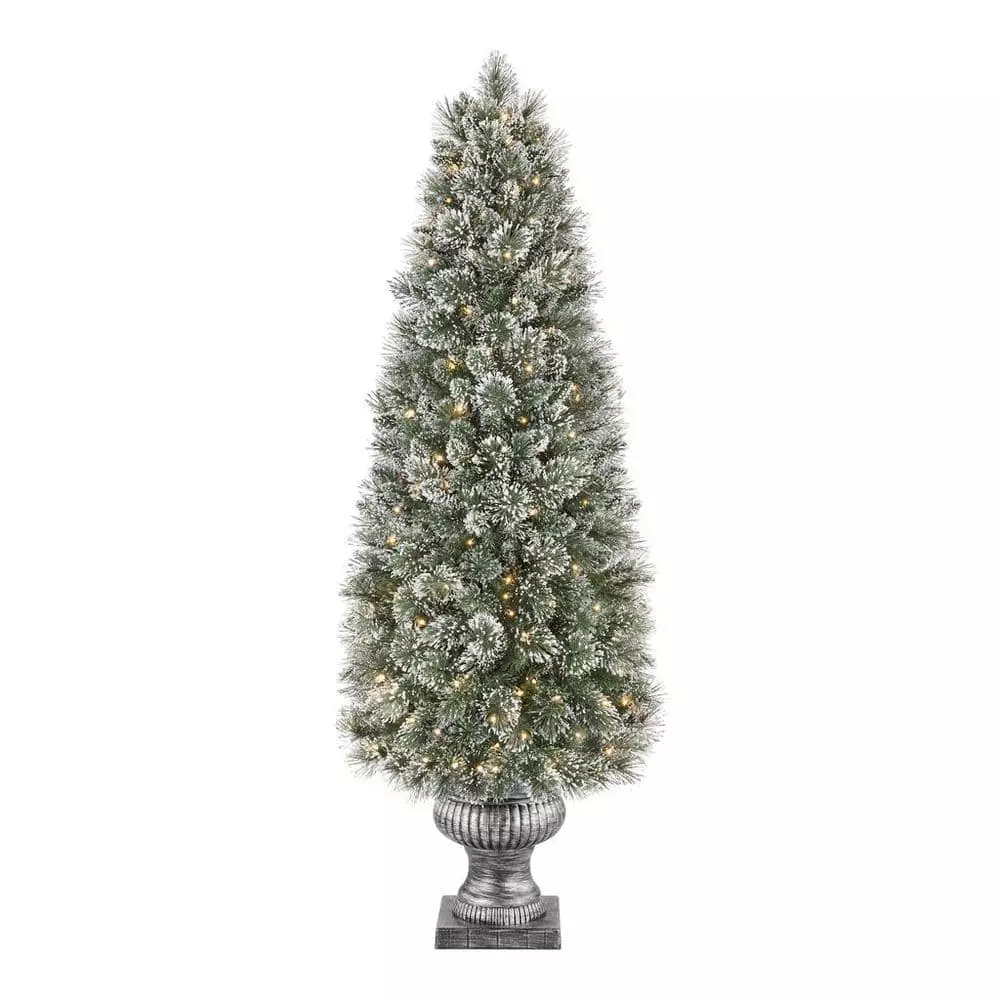 Home Accents Holiday 6 ft Sparkling Amelia Potted Christmas Tree 3 Home Accents Holiday 6 ft Sparkling Amelia Potted Christmas Tree