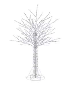 Home Accents Holiday 8 ft Bare Branch White LED Christmas Tree