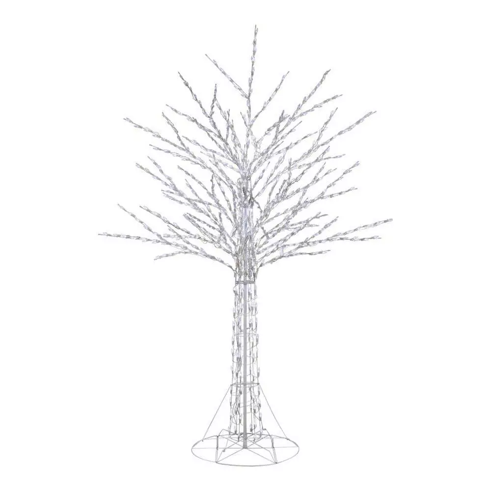Home Accents Holiday 8 ft Bare Branch White LED Christmas Tree 3 Home Accents Holiday 8 ft Bare Branch White LED Christmas Tree