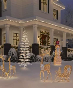 Home Accents Holiday 7 ft White Berry LED Christmas Tree -Home Accents Holiday Shop home accents holiday outdoor christmas trees st070775tc500 40 1000