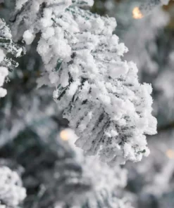 Home Accents Holiday 7.5 ft Starry Light Flocked Christmas Tree -Home Accents Holiday Shop home accents holiday pre lit christmas trees 016017552052185 a0 1000