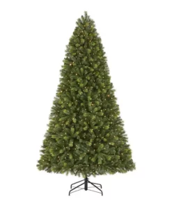 Home Accents Holiday 7.5 ft Barbour White Spruce Christmas Tree