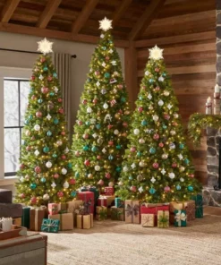 Home Accents Holiday 7.5 ft Barbour White Spruce Christmas Tree -Home Accents Holiday Shop home accents holiday pre lit christmas trees 22hd20001c 66 1000