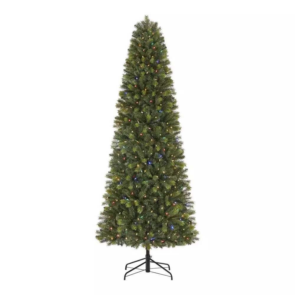 Home Accents Holiday 7.5 ft Barbour White Spruce Slim Christmas Tree 5 Home Accents Holiday 7.5 ft Barbour White Spruce Slim Christmas Tree - Image 3