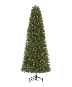 Home Accents Holiday 7.5 ft Barbour White Spruce Slim Christmas Tree