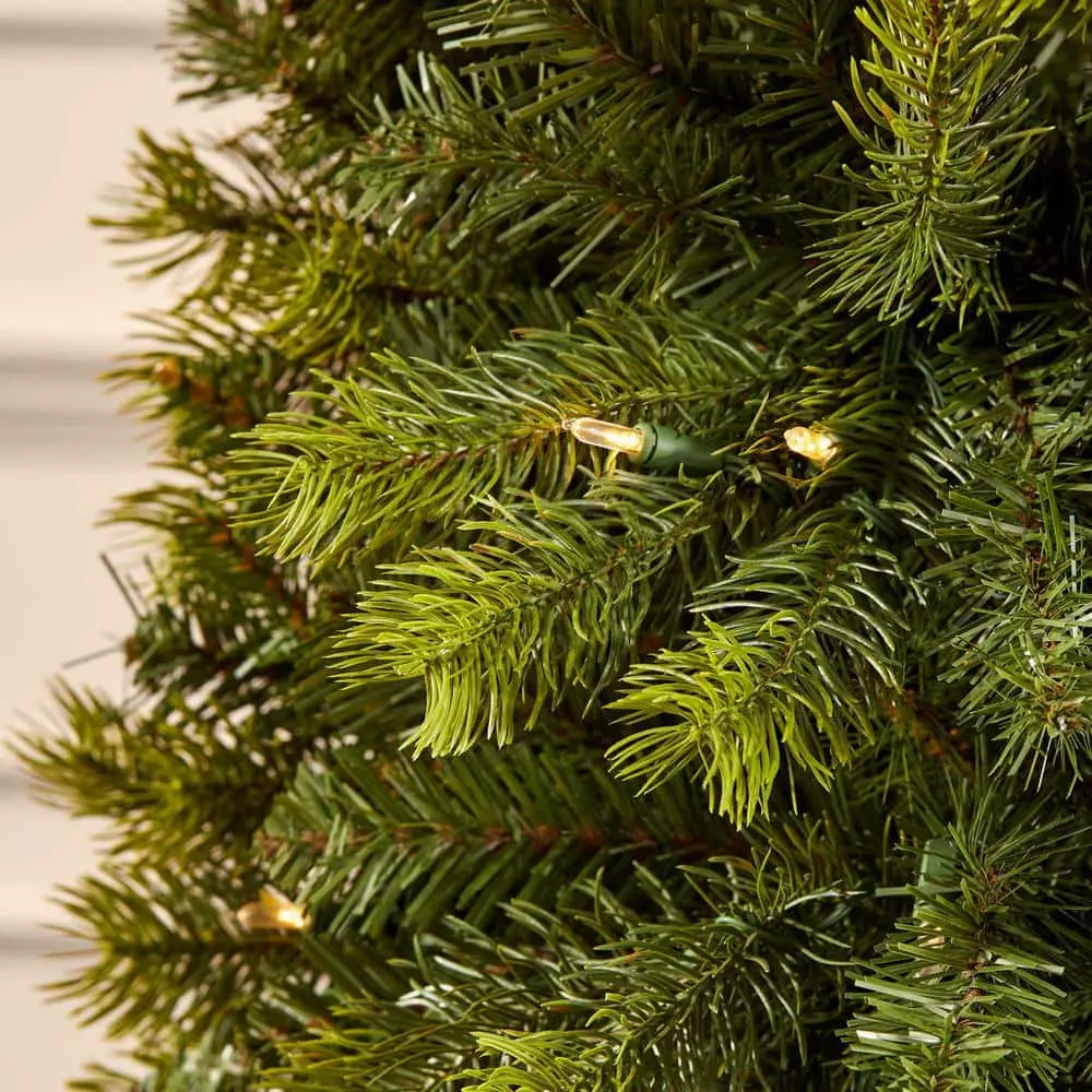 Home Accents Holiday 7.5 ft Barbour White Spruce Slim Christmas Tree 6 Home Accents Holiday 7.5 ft Barbour White Spruce Slim Christmas Tree - Image 4