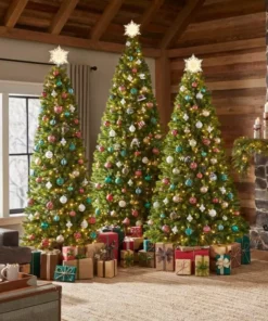 Home Accents Holiday 9 ft Barbour White Spruce Christmas Tree -Home Accents Holiday Shop home accents holiday pre lit christmas trees 22hd20053 66 1000