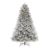Home Accents Holiday 7.5 ft Mixed Pine Flocked LED Christmas Tree -Home Accents Holiday Shop home accents holiday pre lit christmas trees 2397120hdc 64 1000