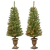 Home Accents Holiday 4 ft Montclair Spruce Potted 2-Pack -Home Accents Holiday Shop home accents holiday pre lit christmas trees hmc7 310 40 2 64 1000
