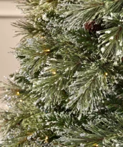 Home Accents Holiday 7.5 ft Sparkling Amelia Pine Christmas Tree -Home Accents Holiday Shop home accents holiday pre lit christmas trees tg76m3acdl19 40 1000