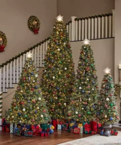 Home Accents Holiday 7.5 ft Sparkling Amelia Pine Christmas Tree -Home Accents Holiday Shop home accents holiday pre lit christmas trees tg76m3acdl19 c3 1000