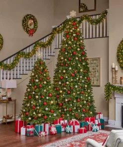 Home Accents Holiday 7.5 ft Wesley Pine Christmas Tree -Home Accents Holiday Shop home accents holiday pre lit christmas trees tg76m3baqd00 1d 1000