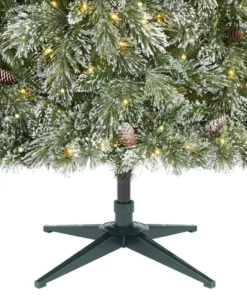 Home Accents Holiday 9 ft Sparkling Amelia Pine Christmas Tree -Home Accents Holiday Shop home accents holiday pre lit christmas trees tg90m3acdl16 66 1000