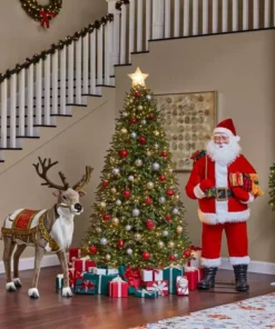 Home Accents Holiday 7.5 ft Jackson Noble Christmas Tree -Home Accents Holiday Shop home accents holiday pre lit christmas trees w14n0202 77 1000