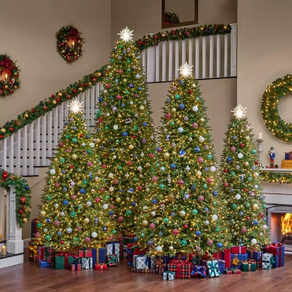 Home Accents Holiday 7.5 ft Jackson Noble Slim Christmas Tree 8 Home Accents Holiday 7.5 ft Jackson Noble Slim Christmas Tree - Image 6