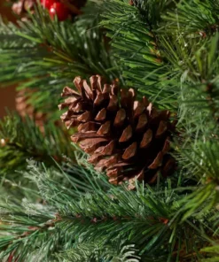 Home Accents Holiday 6.5 ft Paces Hill Pine Potted Christmas Tree -Home Accents Holiday Shop home accents holiday unlit christmas trees 22rt1142217 40 1000