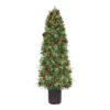 Home Accents Holiday 6.5 ft Paces Hill Pine Potted Christmas Tree -Home Accents Holiday Shop home accents holiday unlit christmas trees 22rt1142217 64 1000