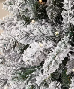 Home Accents Holiday 7.5 ft Alta Flocked Christmas Tree -Home Accents Holiday Shop pre lit christmas trees 22gu75002 40 1000